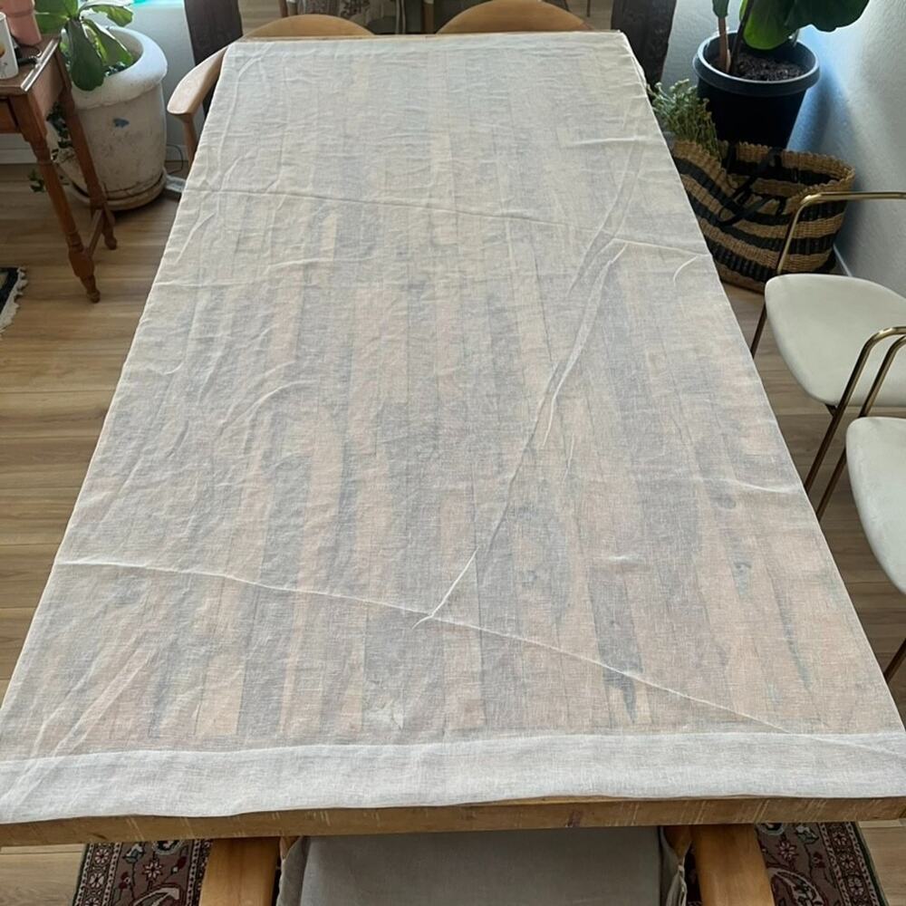 Sheer Light Filtering Transparent Lightweight Window Curtain Panels